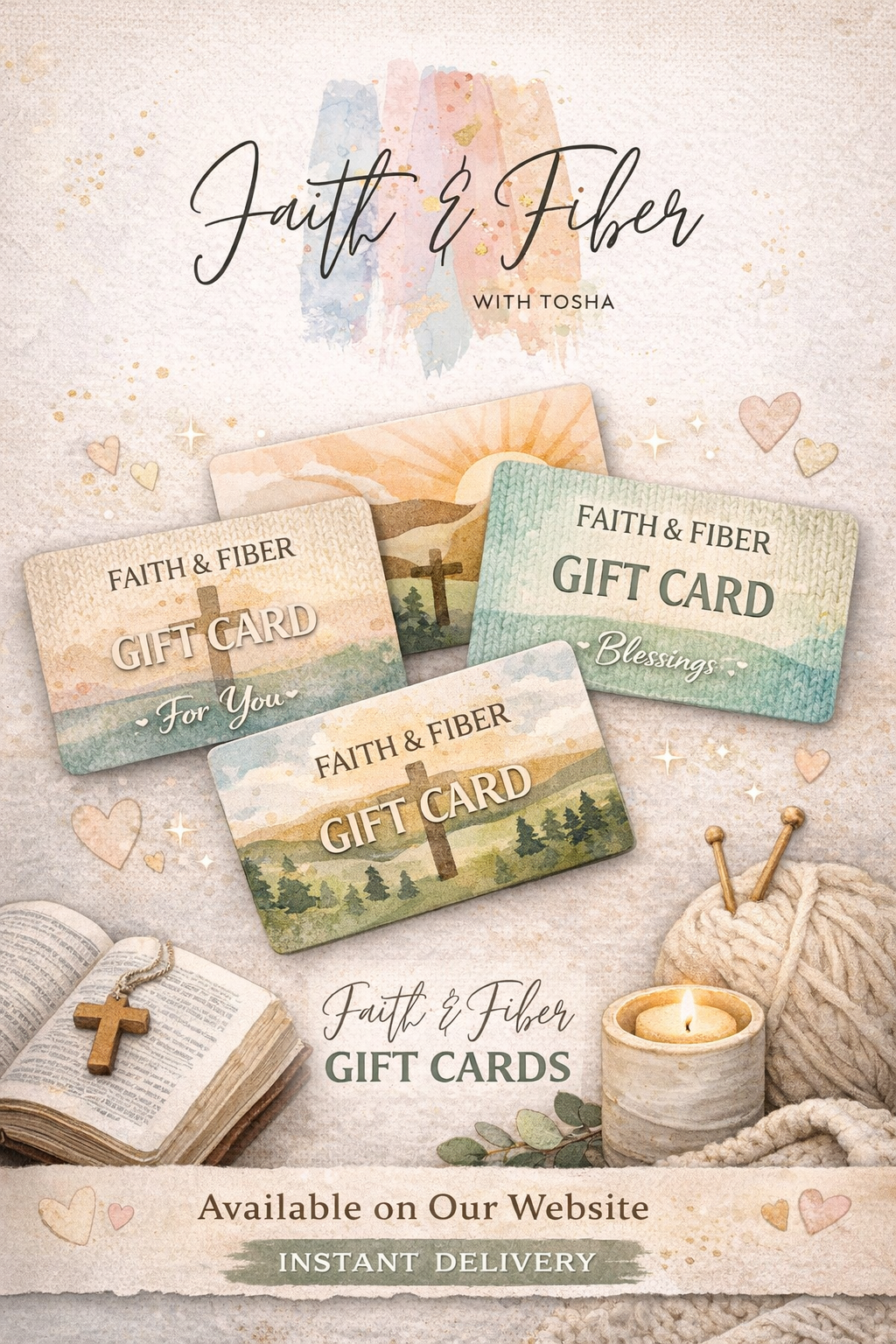 Faith & Fiber Blessing Gift Card